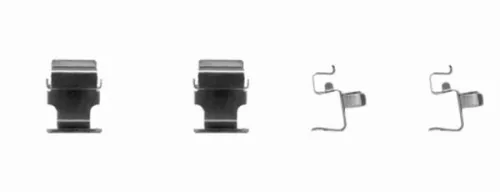 1x Accessory Kit, disc brake pad