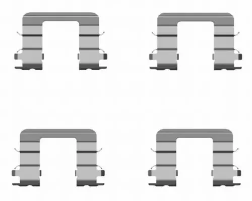 1x Accessory Kit, disc brake pad