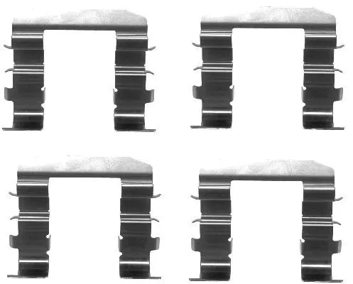 1x Accessory Kit, disc brake pad