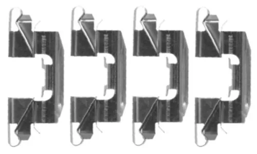 1x Accessory Kit, disc brake pad