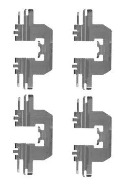MINTEX MINTEX (MBA1724) 1x Accessory Kit, disc brake pad 