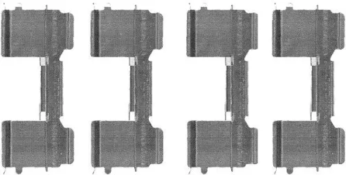 MINTEX MINTEX MBA1726 1x Accessory Kit, disc brake pad 
