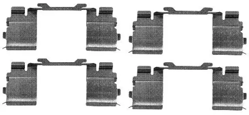1x Accessory Kit, disc brake pad