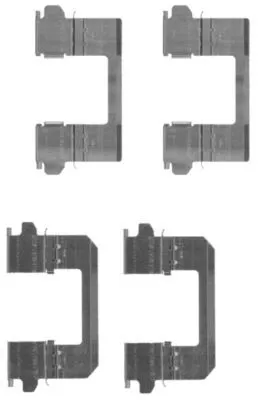 1x Accessory Kit, disc brake pad