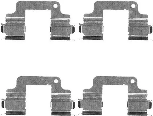 MINTEX MINTEX (MBA1740) 1x Accessory Kit, disc brake pad 