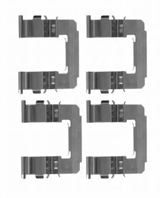 1x Accessory Kit, disc brake pad