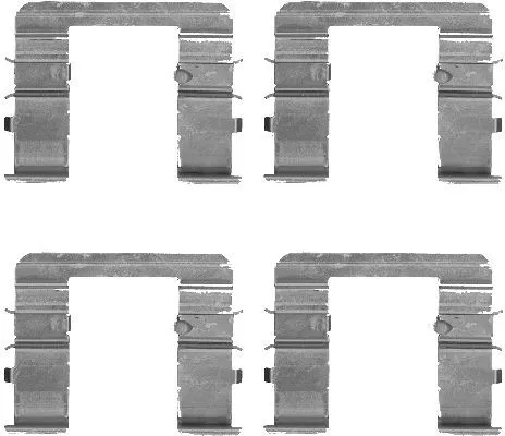 1x Accessory Kit, disc brake pad