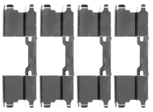 1x Accessory Kit, disc brake pad
