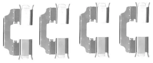 1x Accessory Kit, disc brake pad