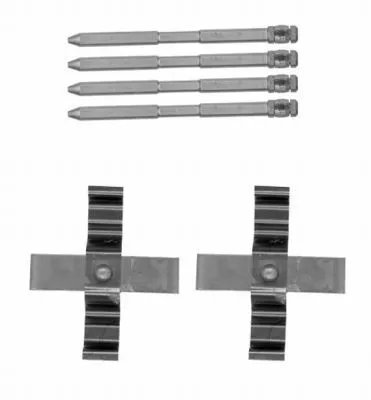 1x Accessory Kit, disc brake pad