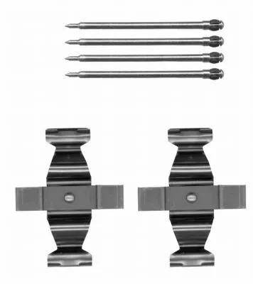 1x Accessory Kit, disc brake pad