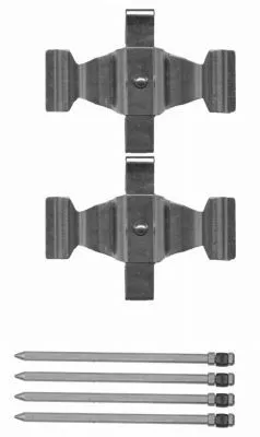 1x Accessory Kit, disc brake pad