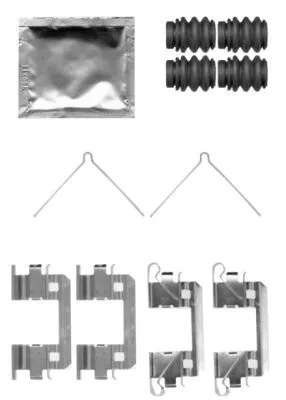 1x Accessory Kit, disc brake pad