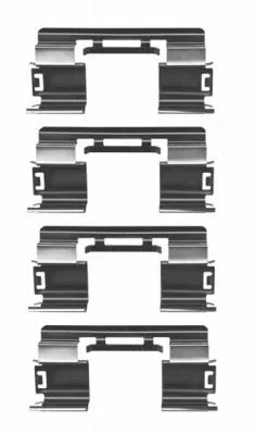 1x Accessory Kit, disc brake pad