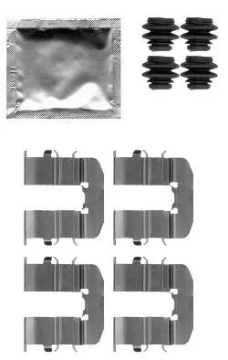1x Accessory Kit, disc brake pad