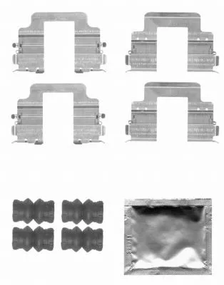 MINTEX MINTEX MBA1822 1x Accessory Kit, disc brake pad 