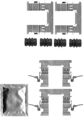 MINTEX MINTEX MBA1853 1x Accessory Kit, disc brake pad 