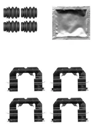 1x Accessory Kit, disc brake pad