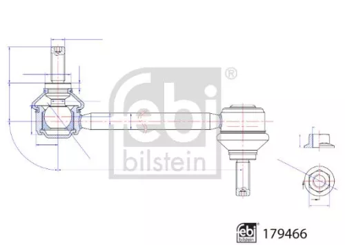 FEBI BILSTEIN FEBI BILSTEIN 179466 Febi 179466 Front Left Or Right Stabiliser Link For Tesla Model X 