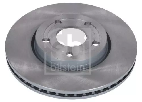 2x Febi Front Internally Vented Brake Disc For Ford Puma