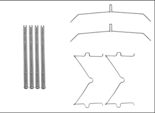 MINTEX MINTEX MBA1885 1x Accessory Kit, disc brake pad 