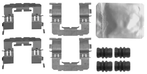 1x Accessory Kit, disc brake pad