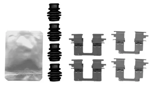1x Accessory Kit, disc brake pad