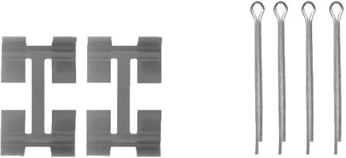 MINTEX MINTEX (MBA972) 1x Accessory Kit, disc brake pad 