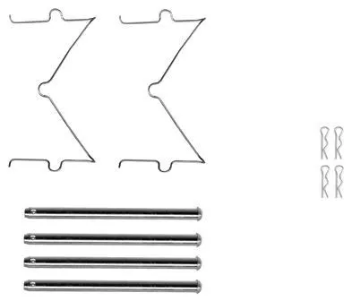 1x Accessory Kit, disc brake pad