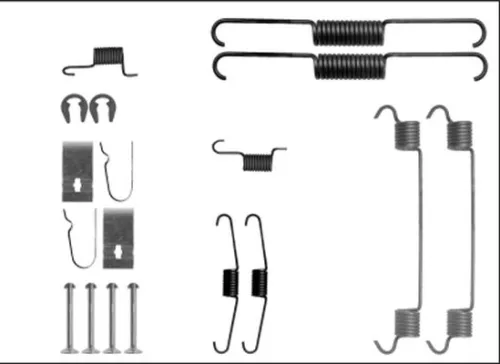 MINTEX MINTEX (MBA38) 1x Accessory Kit, brake shoes 