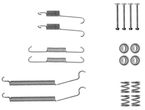 1x Accessory Kit, brake shoes