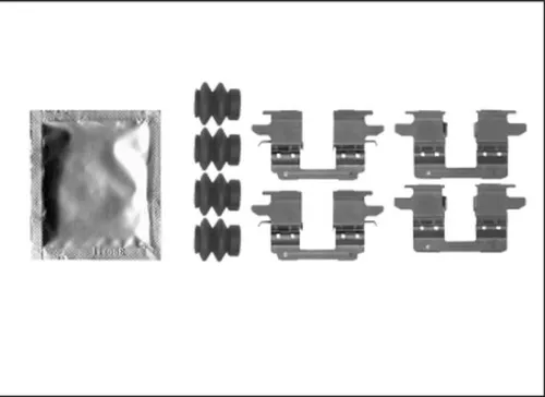1x Accessory Kit, brake shoes