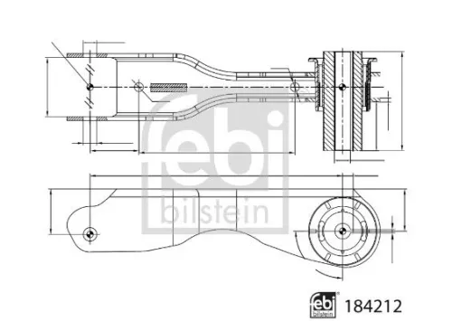 FEBI BILSTEIN FEBI BILSTEIN 184212 Febi Lower Rear Left Control / Trailing Arm For Jaguar Land Rover Discovery Spor 