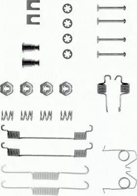 1x Accessory Kit, brake shoes