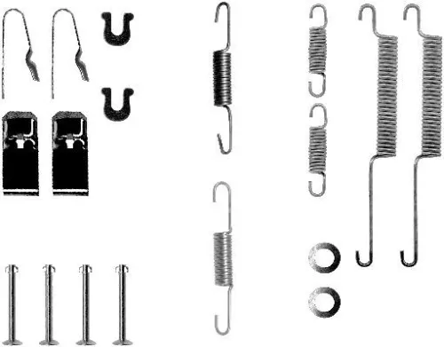 MINTEX MINTEX (MBA654) 1x Accessory Kit, brake shoes 