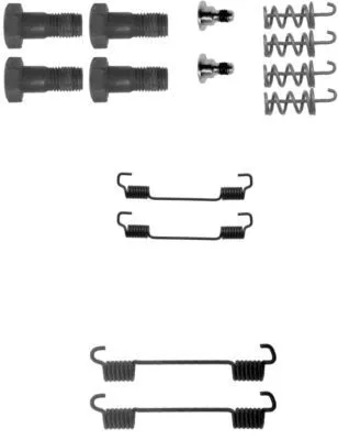 MINTEX MINTEX (MBA716) 1x Accessory Kit, parking brake shoes 