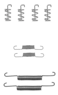 MINTEX MINTEX (MBA832) 1x Accessory Kit, parking brake shoes 