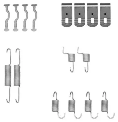 MINTEX MINTEX (MBA876) 1x Accessory Kit, parking brake shoes 