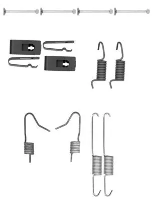 MINTEX MINTEX (MBA898) 1x Accessory Kit, parking brake shoes 