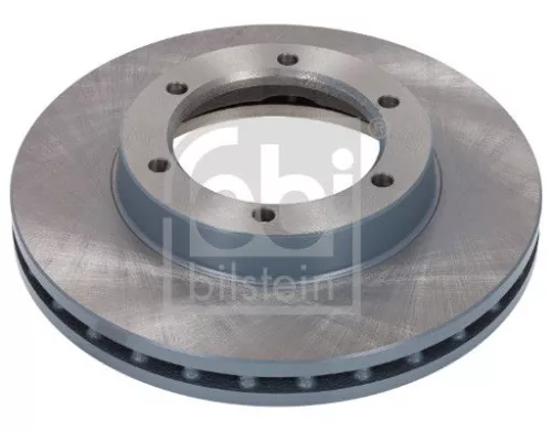 2x Febi Front Internally Vented Brake Disc