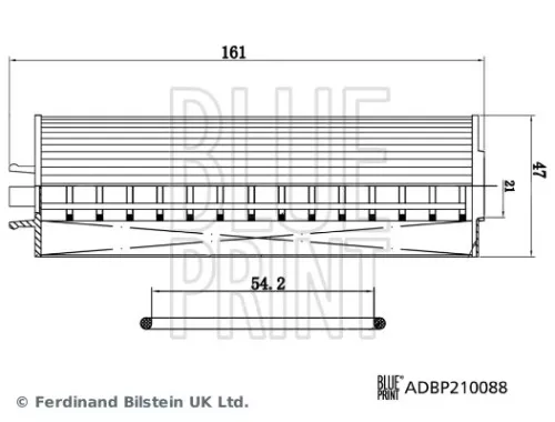 BLUE PRINT BLUE PRINT ADBP210088 Oil Filter 