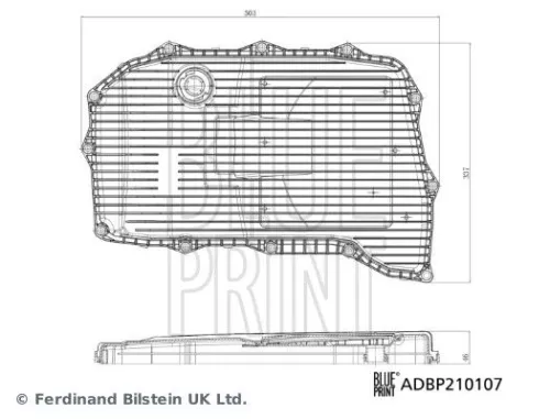 BLUE PRINT BLUE PRINT ADBP210107 Hydraulic Filter, automatic transmission 