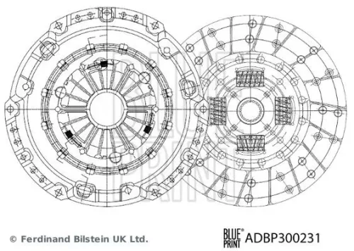 BLUE PRINT BLUE PRINT ADBP300231 Clutch Kit 