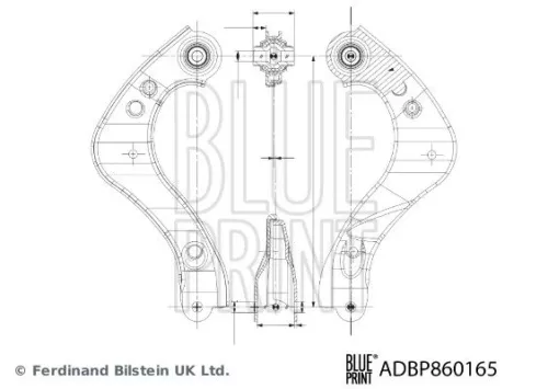 Blue Print Rear Right Upper Control Trailing Arm For Suzuki Toyota Toyota (Faw) 