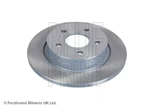 2x BLUE Print Rear Solid Brake Discs For Ford Focus