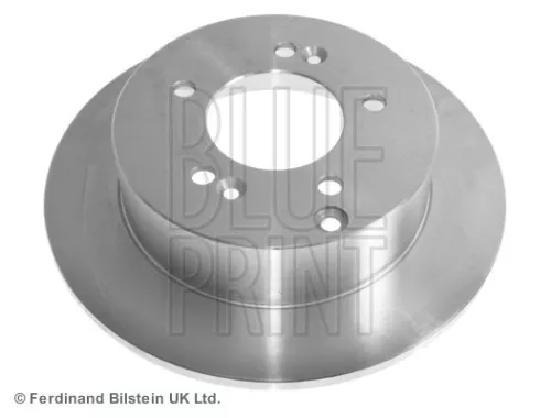 2x BLUE Print Rear Solid Brake Discs For Kia Carens