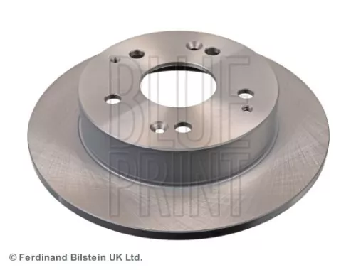 2x BLUE Print Rear Solid Brake Discs For Honda Civic