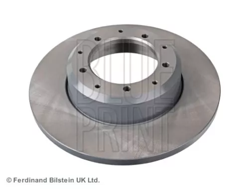2x BLUE Print Rear Solid Brake Discs For Land Rover Defender