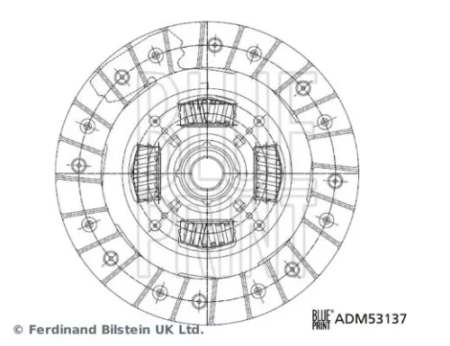 BLUE PRINT BLUE PRINT ADM53137 Clutch Disc 