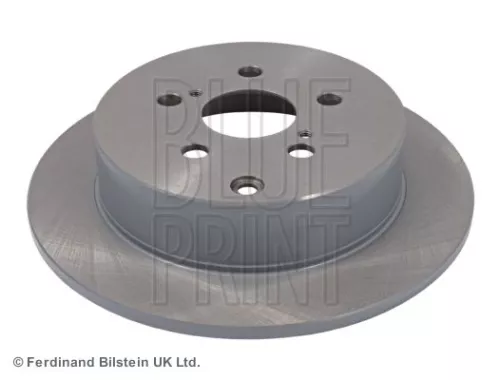 2x BLUE Print Rear Solid Brake Discs For Toyota Caldina Celica Prius